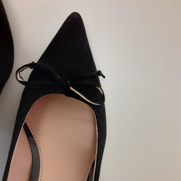 Black Suede Heels - Picture 6 of 6